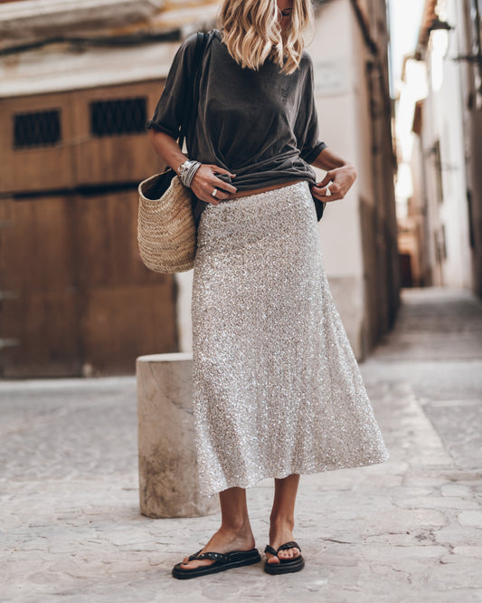 Women's Midi Sequin Skirt | New Year