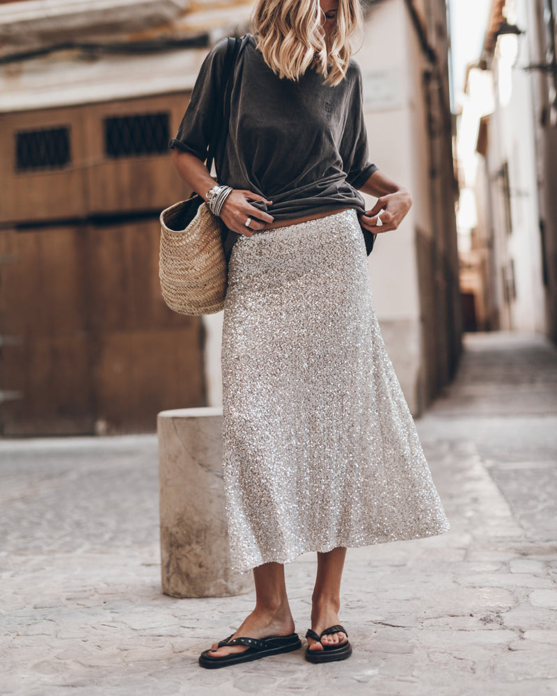 Women's Midi Sequin Skirt | New Year