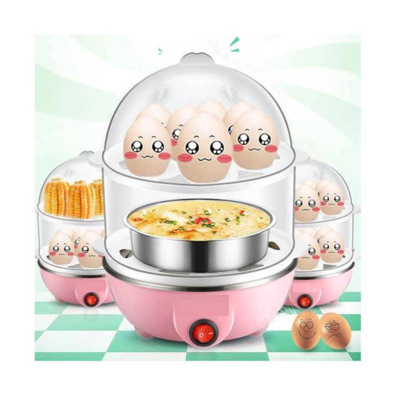 Multi-Function Double Layer Steamer Egg Pasta Buns Automatic Power Off
