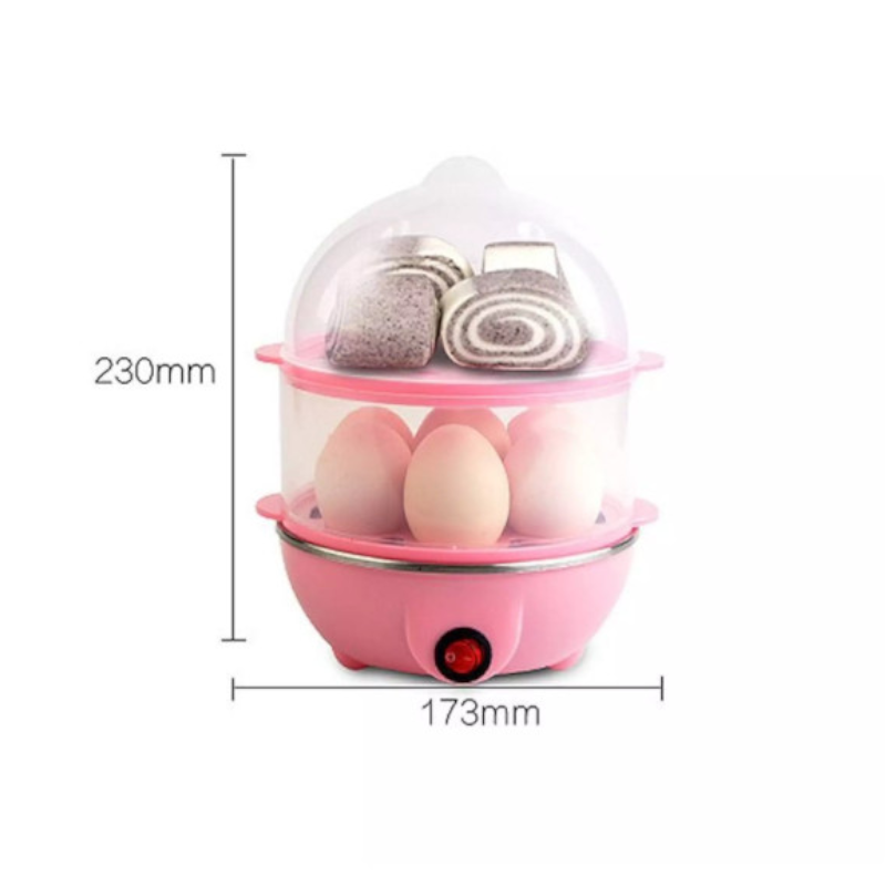 Multi-Function Double Layer Steamer Egg Pasta Buns Automatic Power Off
