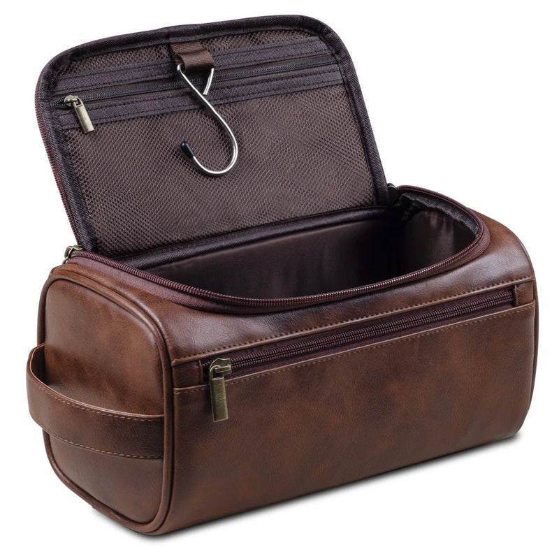 EliteTravel - Slanke, functionele toilettas met handige vakken