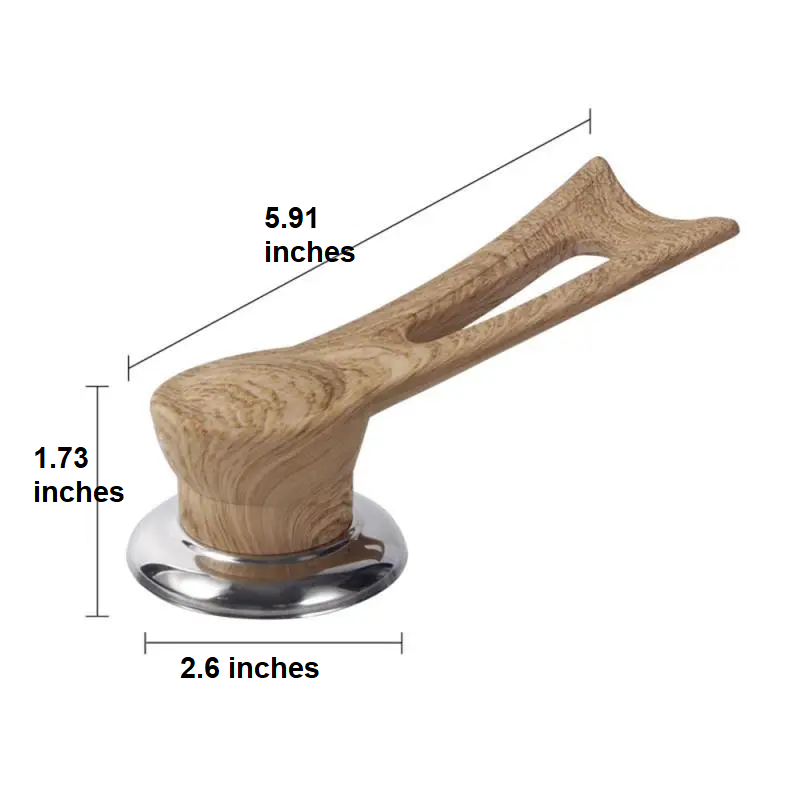 Pan lid handle - GripMaster-Wood-1-Nora Luxe