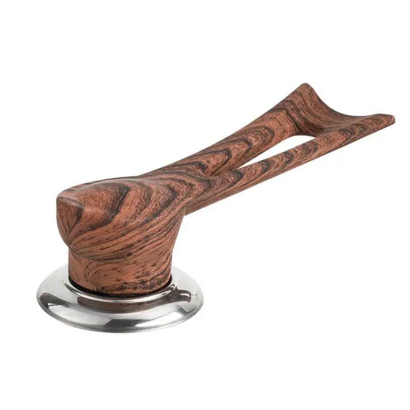 Pan lid handle - GripMaster-Wood Dark-1-Nora Luxe