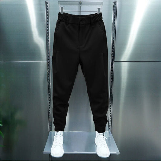 Leo Pantalon Homme Stretch – Pantalon slim moderne avec taille élastique & style smart casual