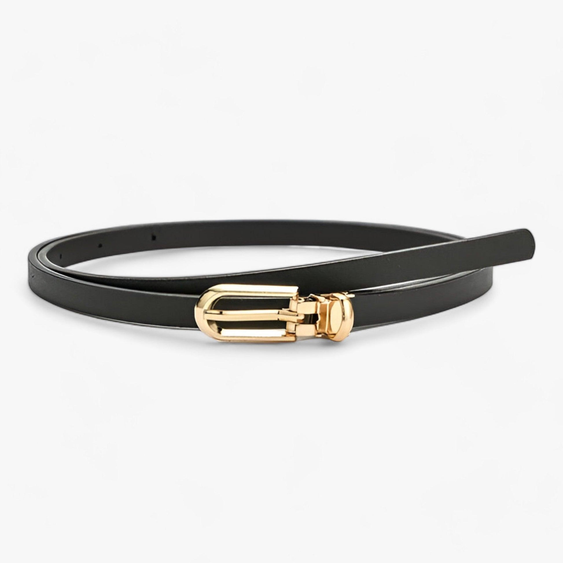 Cintura sottile: accessorio alla moda versatile Donna - Nero 105CM - 1 ADULT Belts China (mainland) fashion Faux Leather Mainland China ny14 PU Solid WOMEN Zhejiang - Concept Palermo