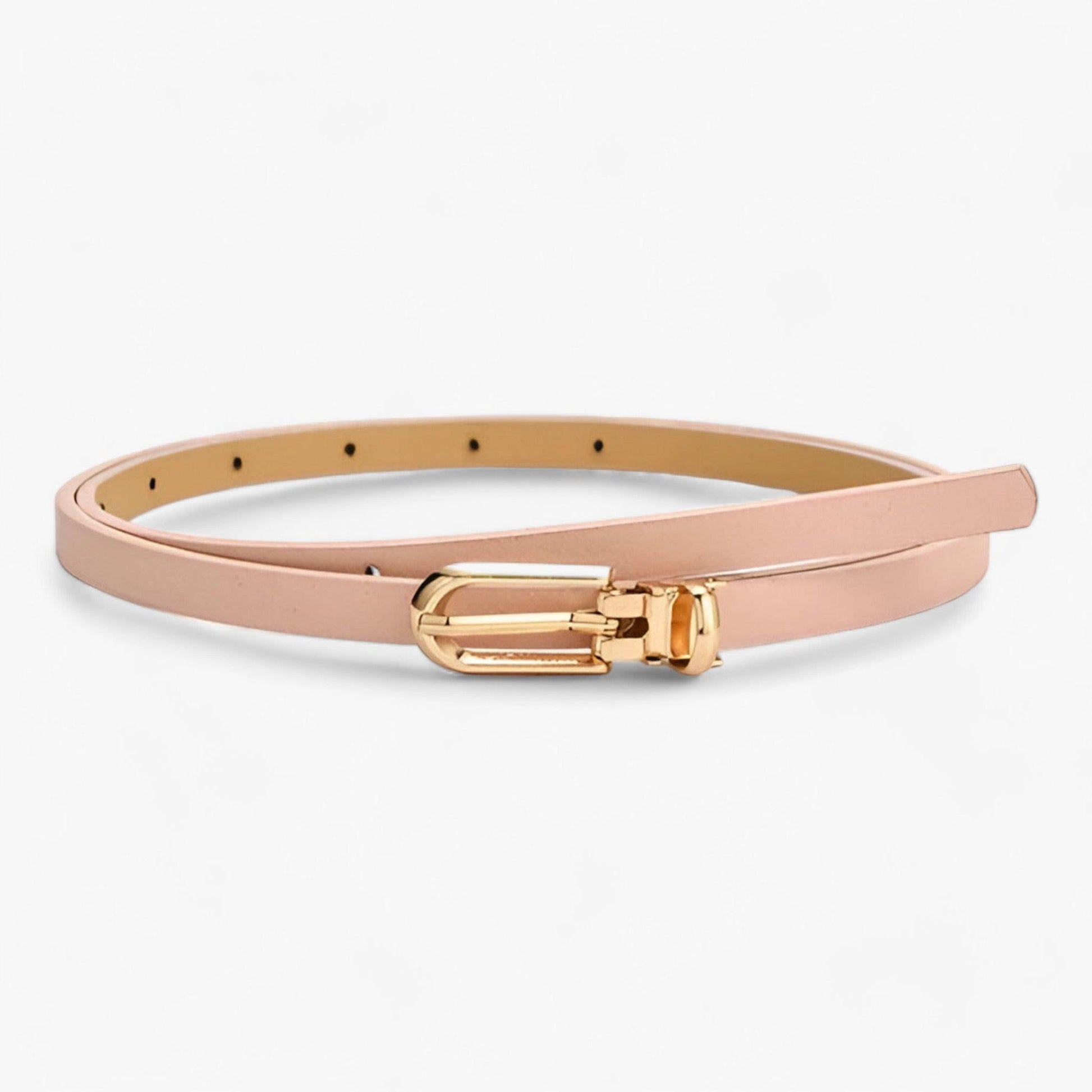 Cintura sottile: accessorio alla moda versatile Donna - Rosa 105CM - 1 ADULT Belts China (mainland) fashion Faux Leather Mainland China ny14 PU Solid WOMEN Zhejiang - Concept Palermo