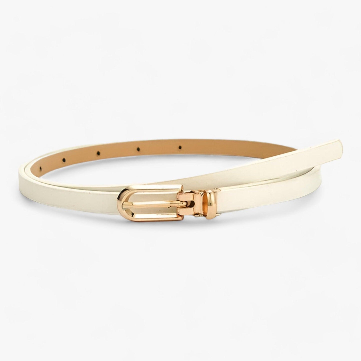 Cintura sottile: accessorio alla moda versatile Donna - Bianco 105CM - 1 ADULT Belts China (mainland) fashion Faux Leather Mainland China ny14 PU Solid WOMEN Zhejiang - Concept Palermo