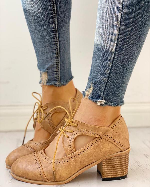 Stylish Vintage Supportive Shoes Unisex  Vegan Leather