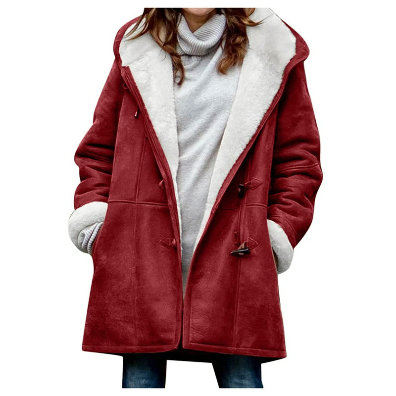 Dames Regular Fit Winterjas – Warm voor Herfst/Winter, Casual Outdoor