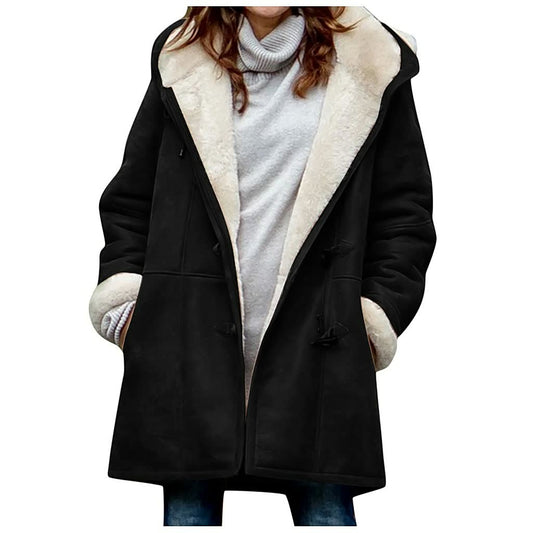 Dames Regular Fit Winterjas – Warm voor Herfst/Winter, Casual Outdoor