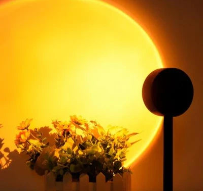Sunset Lamp met 4 Kleuren - GlowSphere | Sfeerverlichting voor Elke Ruimte