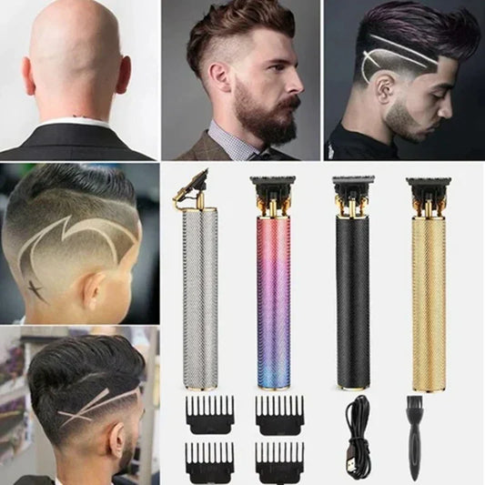 Professional Hair Clipper for Men - EdgeMaster-Black-Nora Luxe