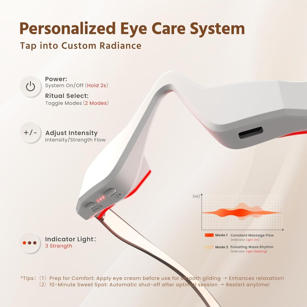 Red Light Under Eye Massager