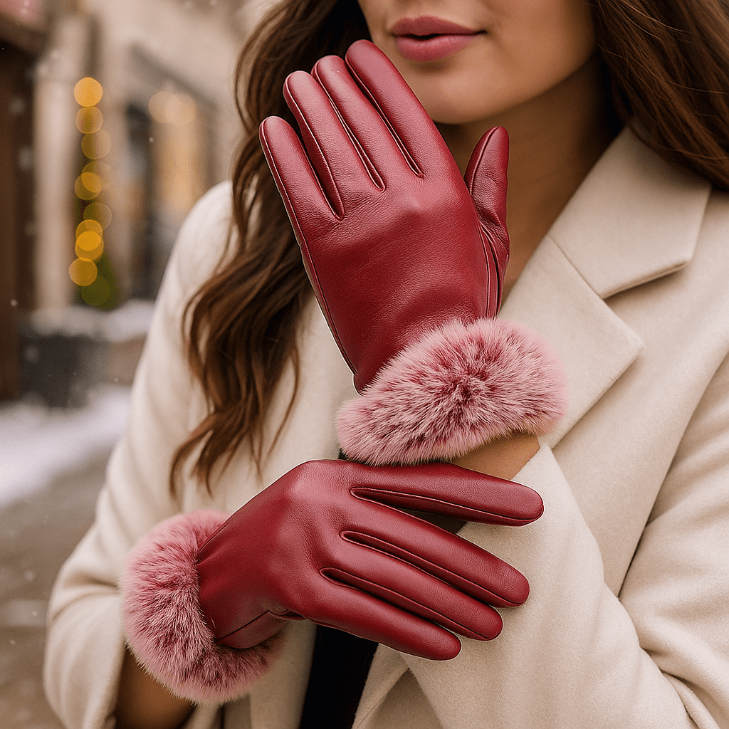 SilkGlide Winter Gloves - Elegant Style - Warm Insulation - Touchscreen