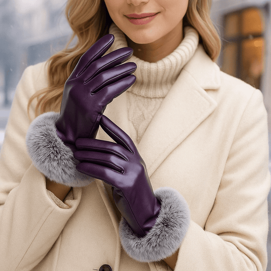 SilkGlide Winter Gloves - Elegant Style - Warm Insulation - Touchscreen