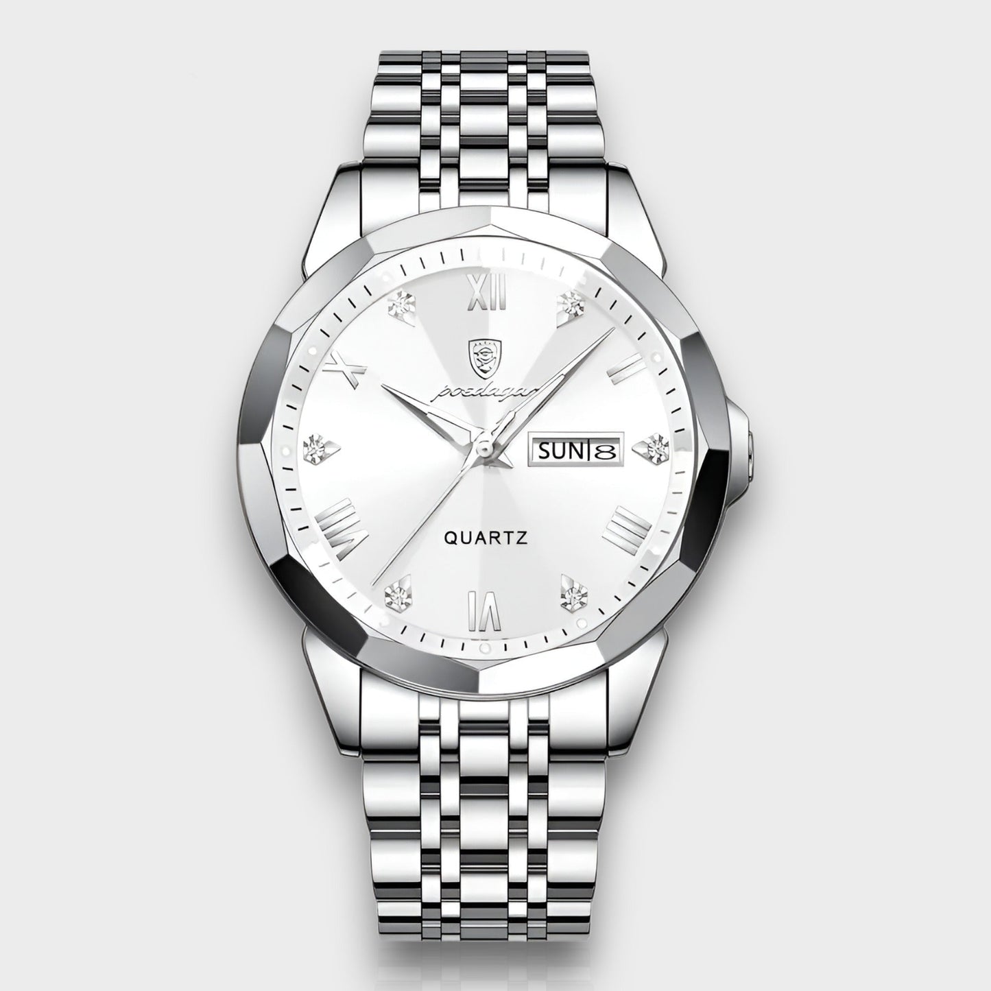 Rhombus – Luxus-Automatikuhr für Herren mit Saphirglas & Lederarmband