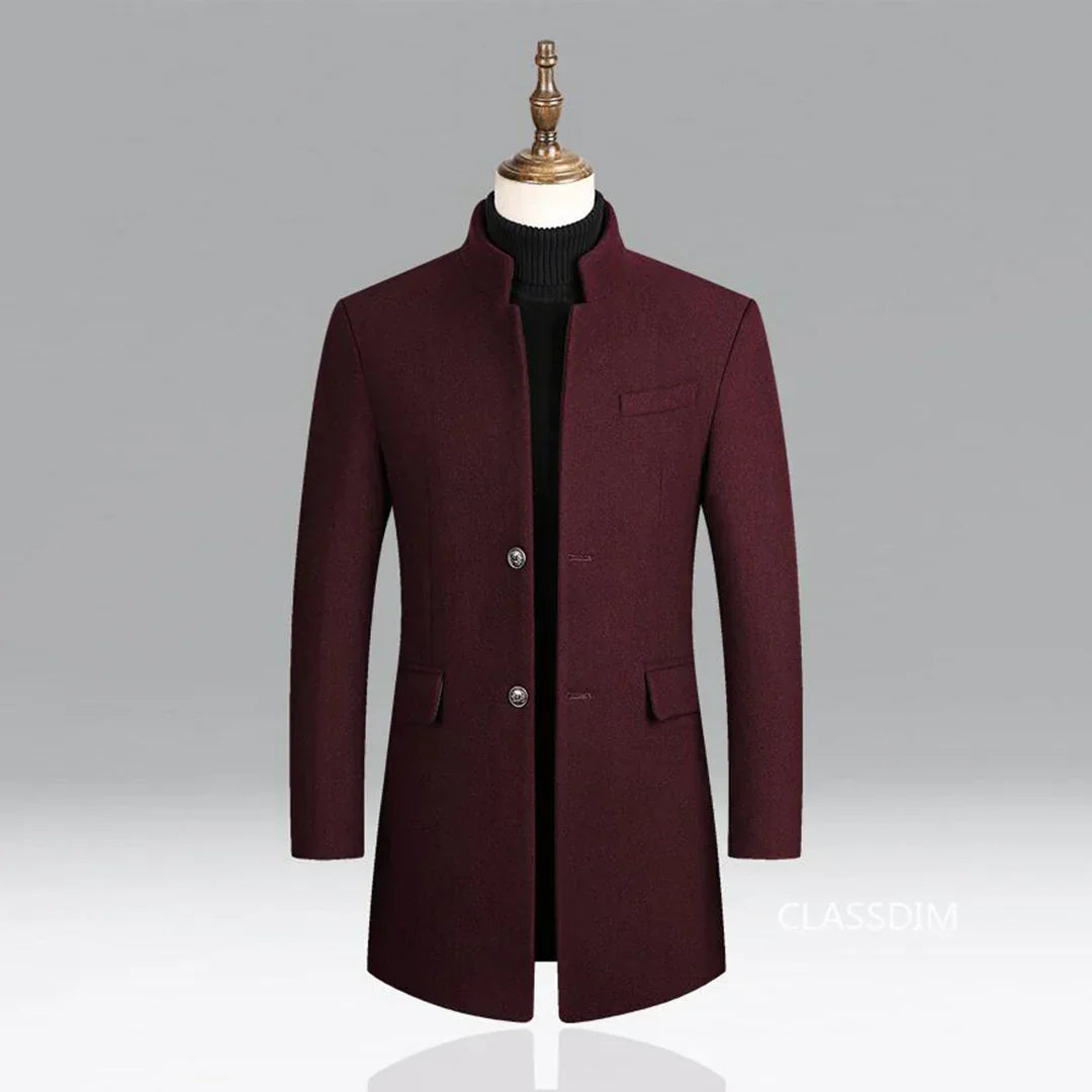 Manteau Long avec Fermeture Croisée pour Homme | Idéal pour les Occasions Formelles et Quotidiennes