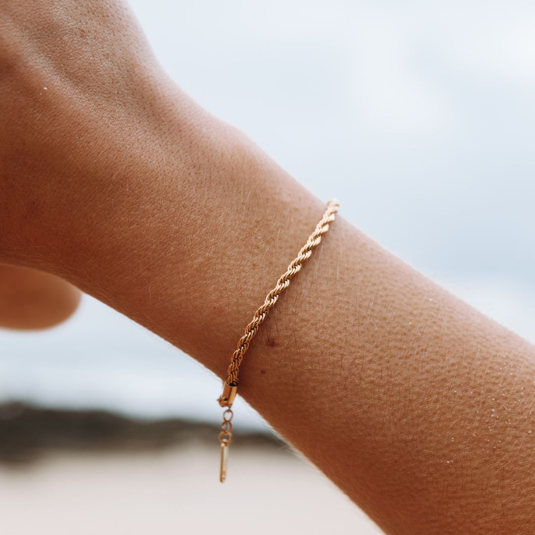 Rope Chain Bracelet Unisex Waterproof & Hypoallergenic