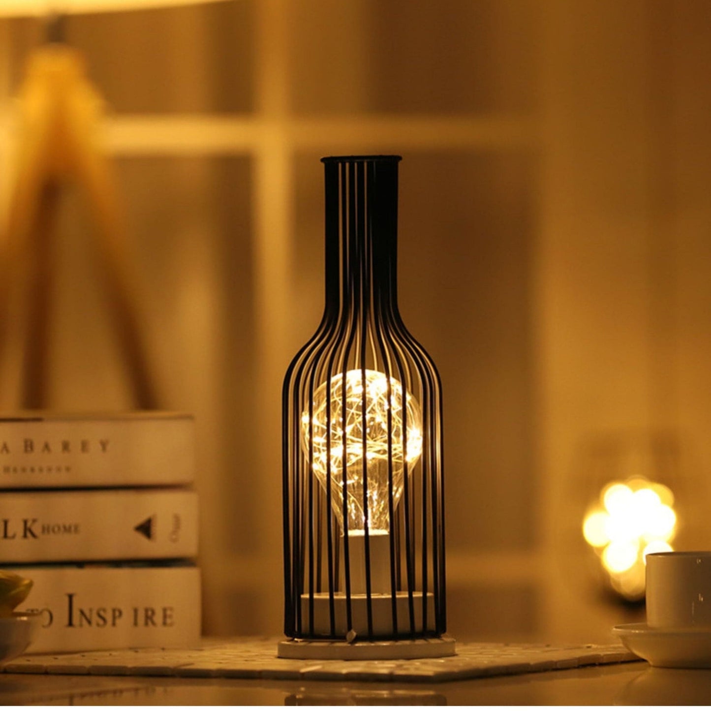 GlowPulse | Rustieke Tafellamp | Industrieel Ontwerp & Sfeerverlichting