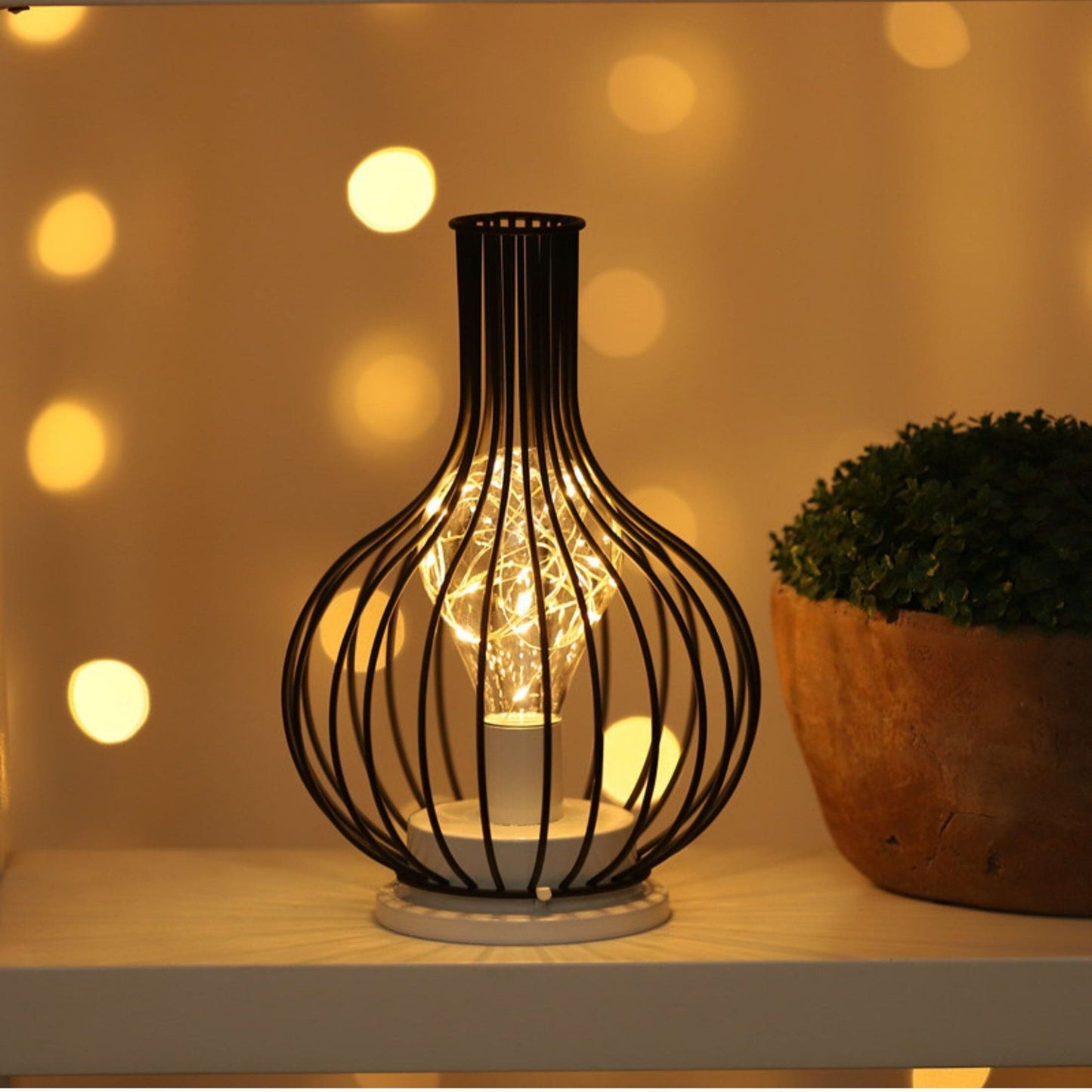 GlowPulse | Rustieke Tafellamp | Industrieel Ontwerp & Sfeerverlichting