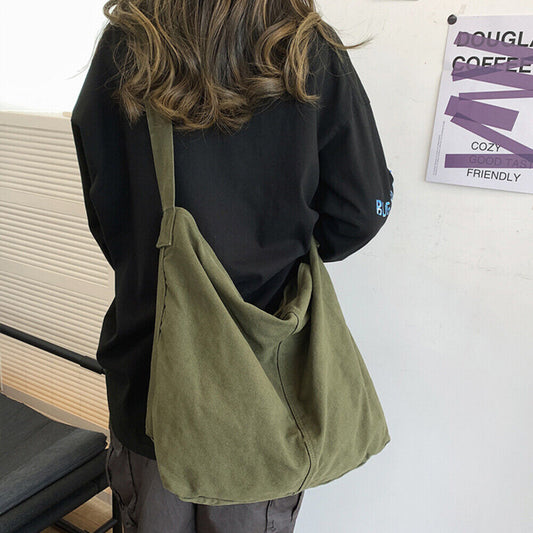Noa – Praktische en Stijlvolle Canvas Schoudertas