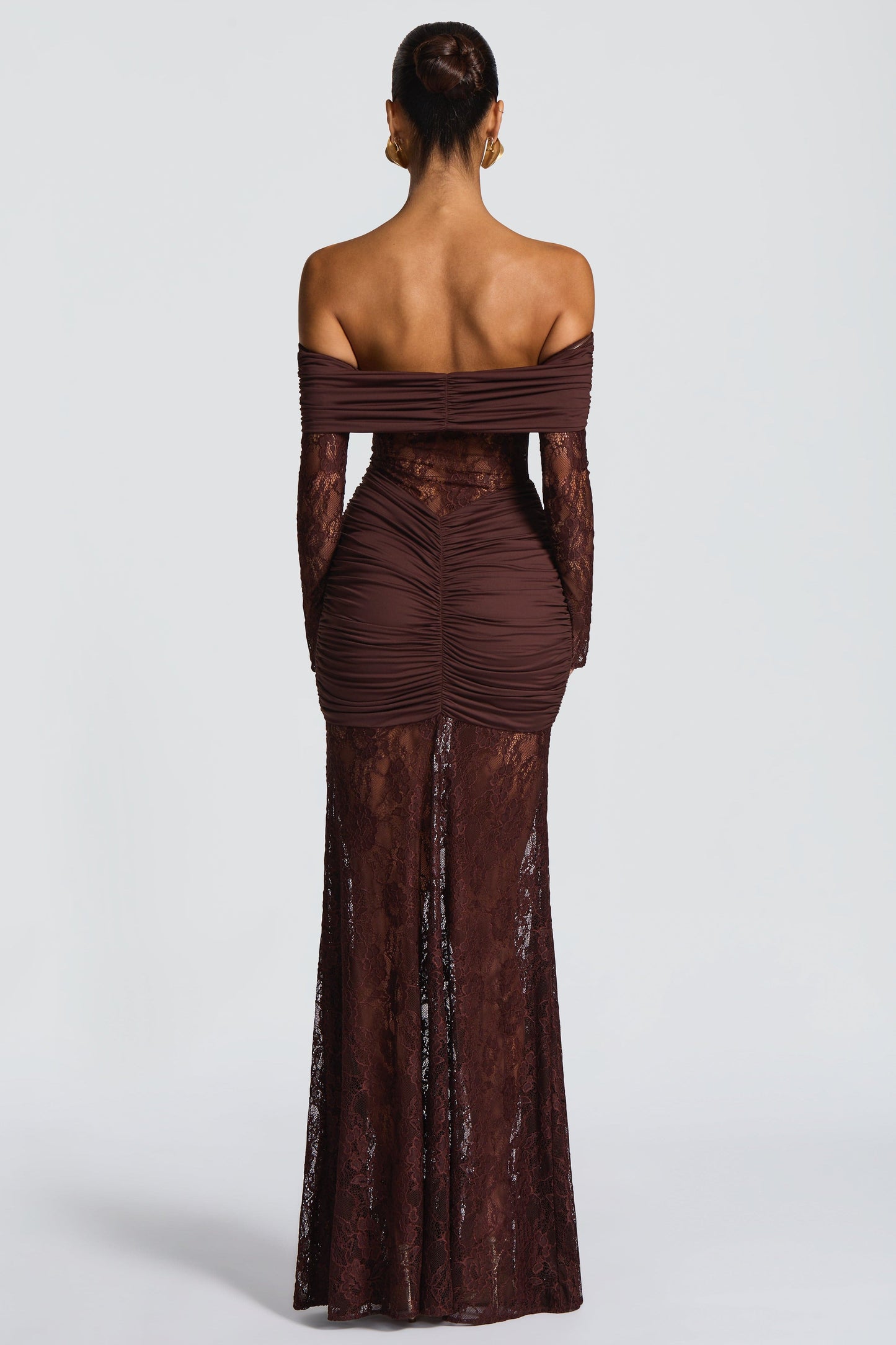 THE MOONFIRE MAXI DRESS - CHOCOLATE BROWN