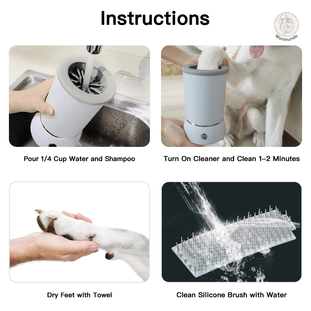Slimme Pootreiniger voor Honden – Automatisch, Comfortabel & USB - Oplaadbaar - Hebbr