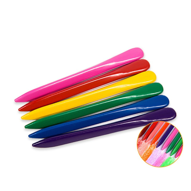 Smudge-Free Colour Crayons for Creative Kids - ColorPop-Set of 6-Nora Luxe