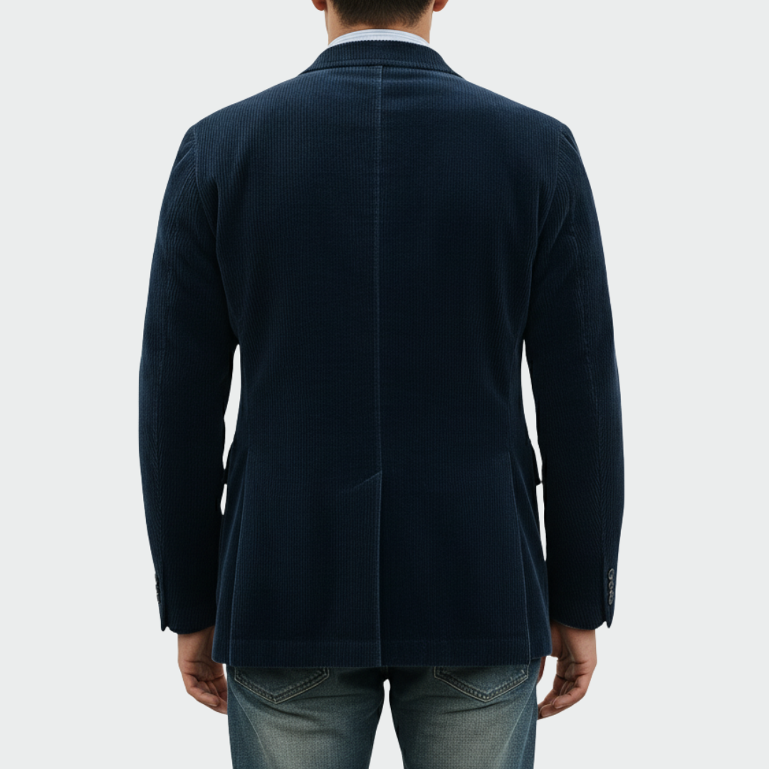 Thomas™ | Conjunto de chaqueta y chaleco de terciopelo para hombre