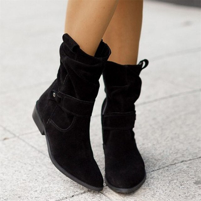 Trendy Ladies Boots - Luna-Black-3.5-Nora Luxe