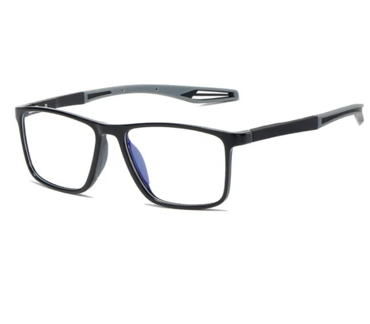 Ultra-light Men's Reading Glasses with Anti-Blue Light Protection - Orlando-Black-Nora Luxe
