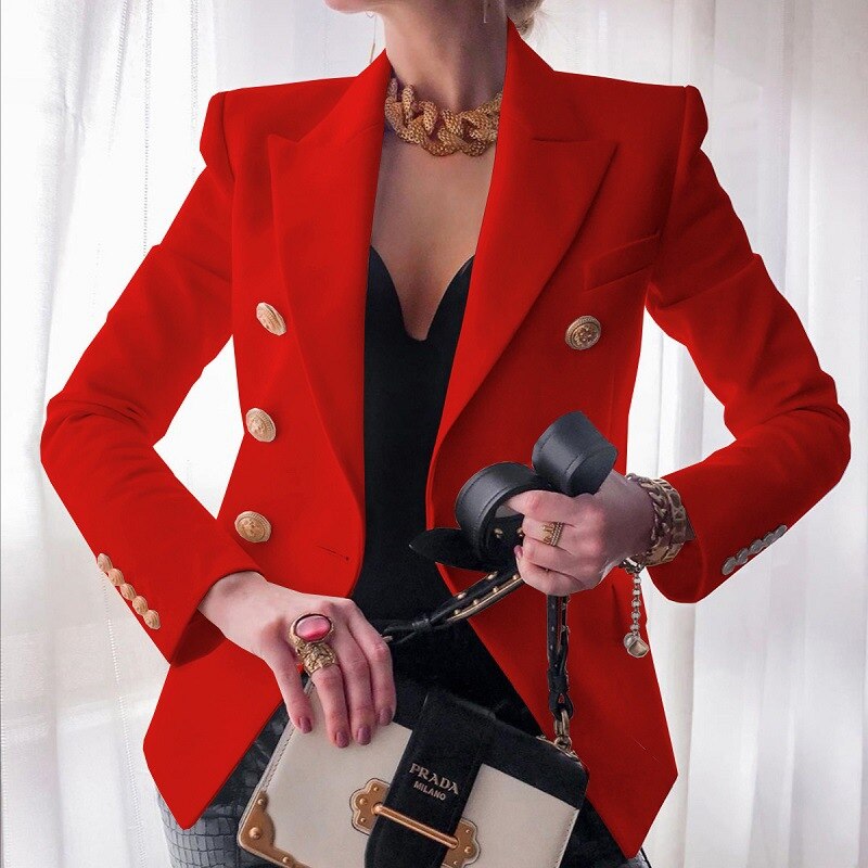 Harper Blazer Femme Élégant – Veste Chic Confortable en Tissu Premium pour Look Décontracté