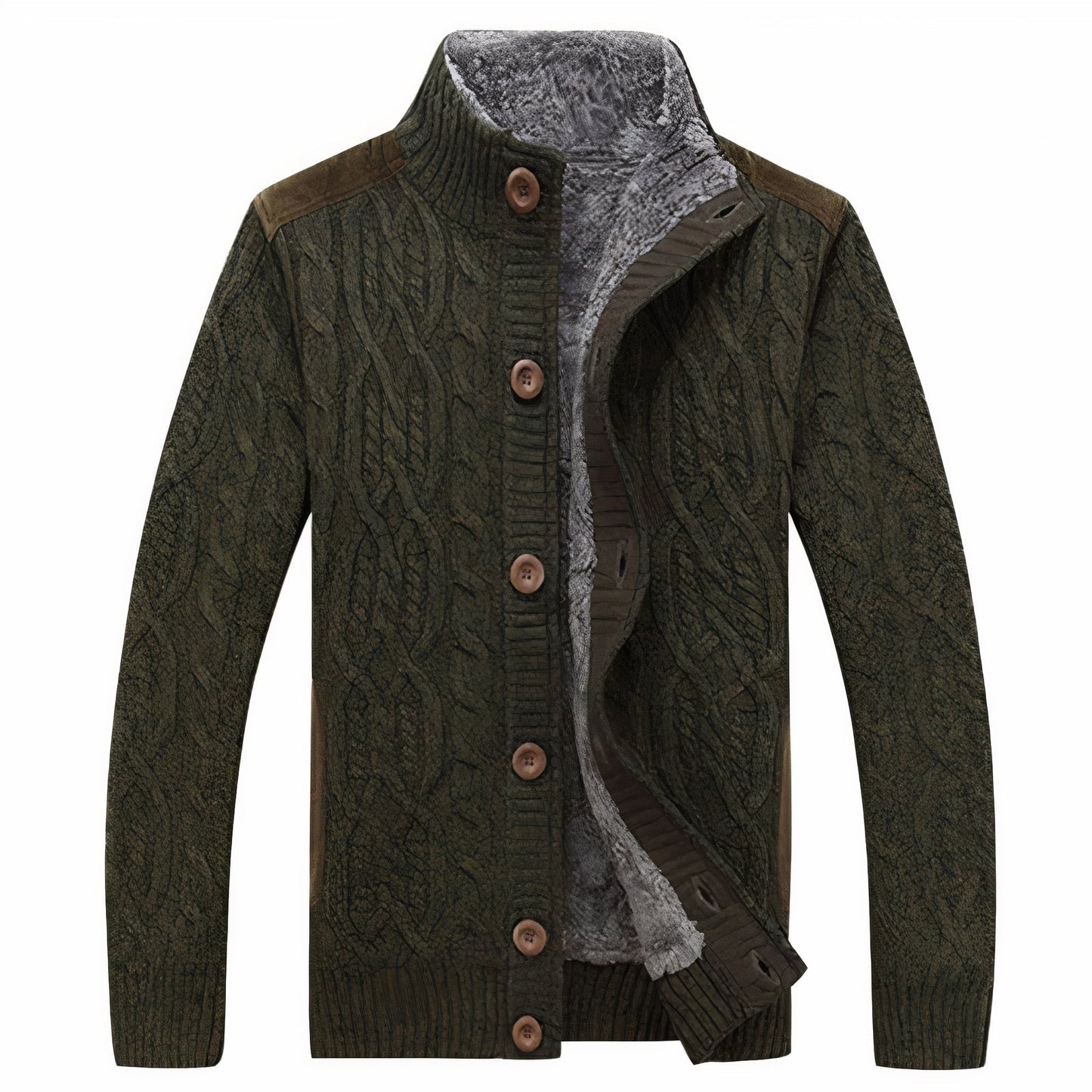 Heren Gebreid Vest met Warme Voering – Tobias