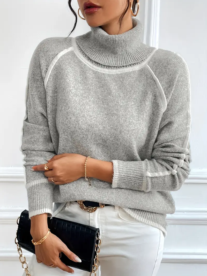 JIMENA – Jersey de cuello alto