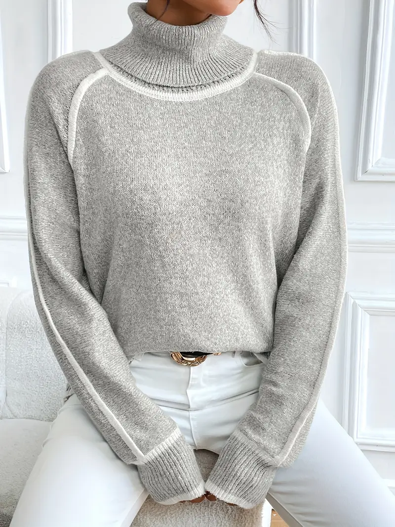 JIMENA – Jersey de cuello alto