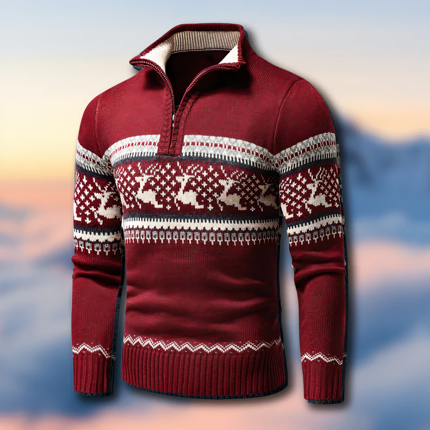 Gebreide Kersttrui Heren – Warm & Feestelijk Design