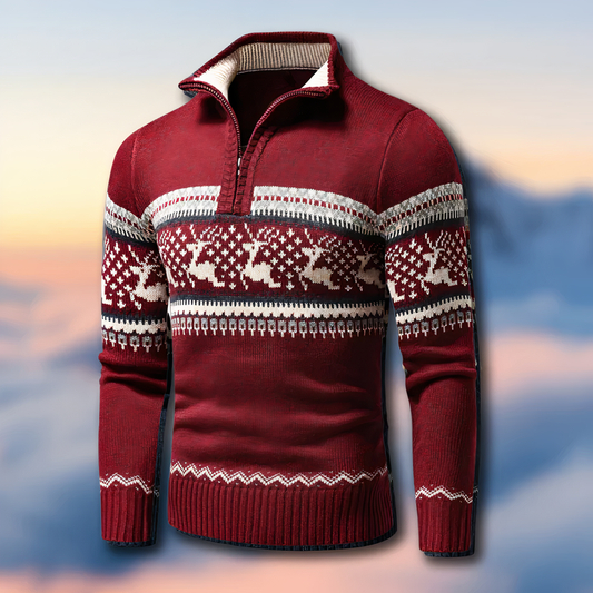 Gebreide Kersttrui Heren – Warm & Feestelijk Design