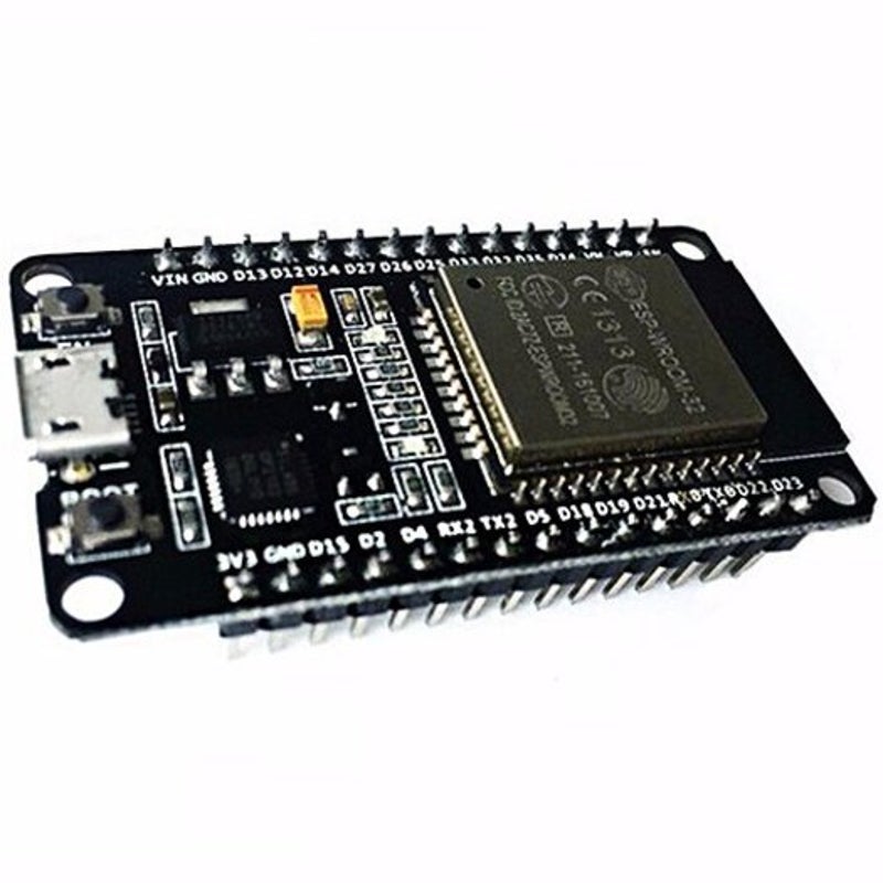 Wifi Bluetooth Ultra Low Power Consumption Dual Cores Esp32 Development Board Black
