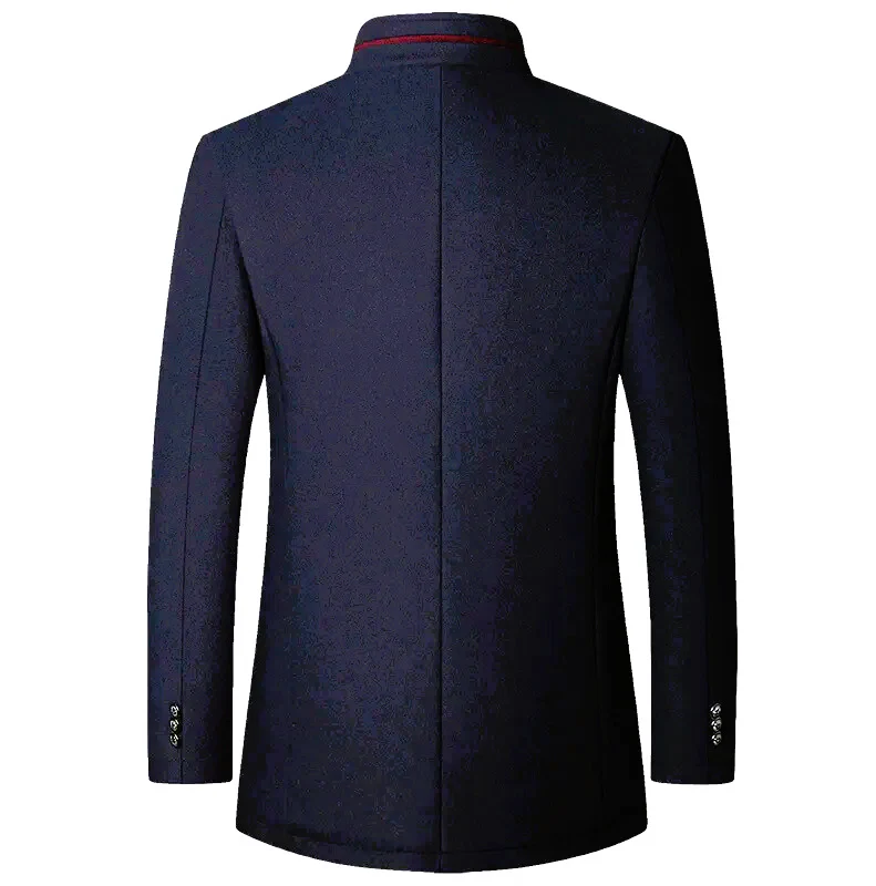 Maldini - Elegante Abrigo De Lana Con Botones Frontales