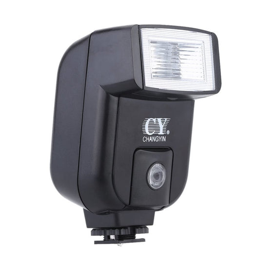Mini Universal Flash Speedlite Hot Shoe Sync Port With Pitch Angle